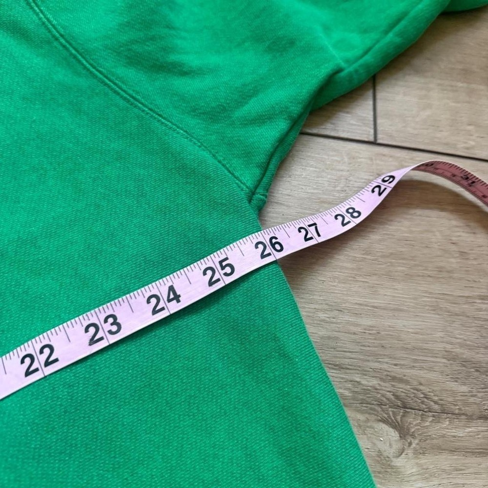 Heron Preston Style Magic Spiderweb Graphic Crewneck Sweatshirt Green L - Picture 10 of 13